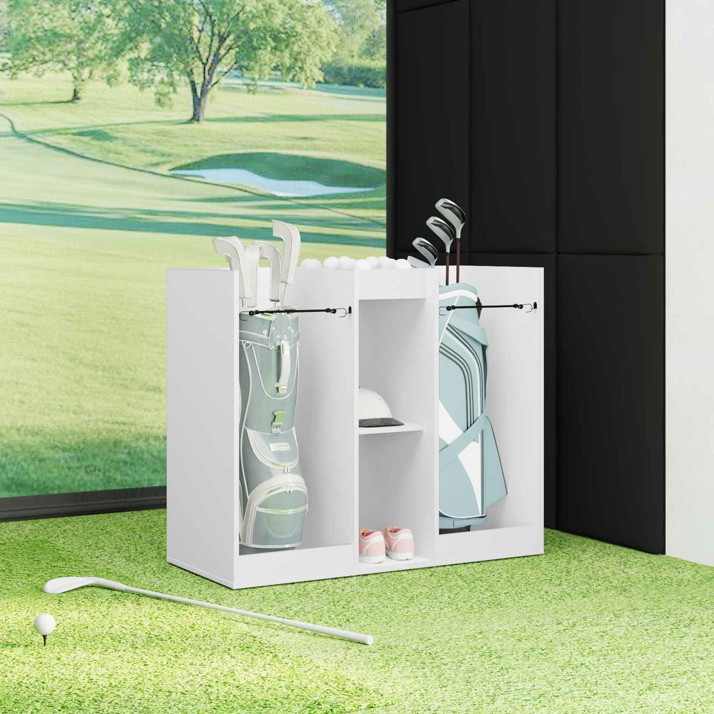 Golf Cabinet Plain White 102 x 45 x 85.5 cm