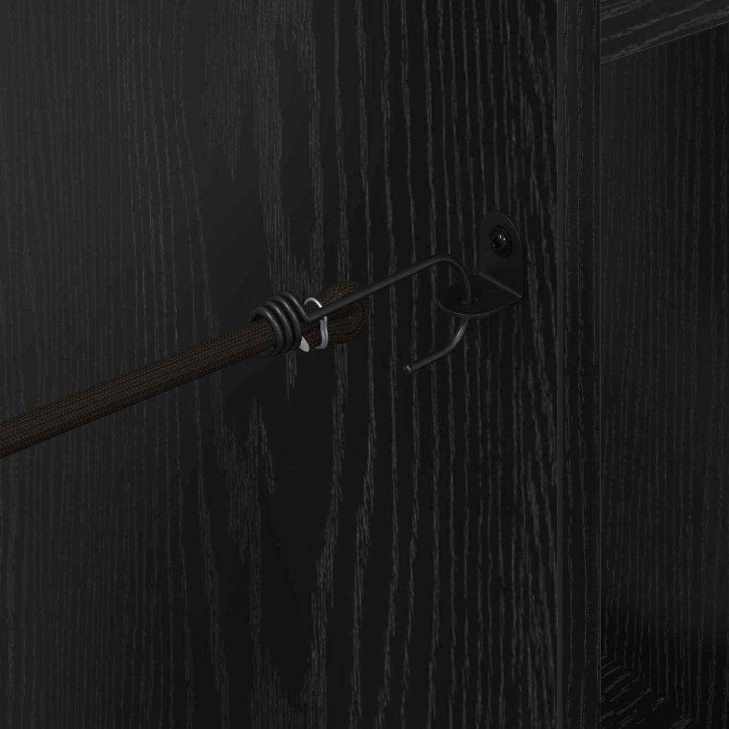 Golf Cabinet Plain Black Oak 102 x 45 x 85.5 cm