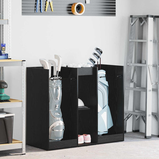 Golf Cabinet Plain Black Oak 102 x 45 x 85.5 cm