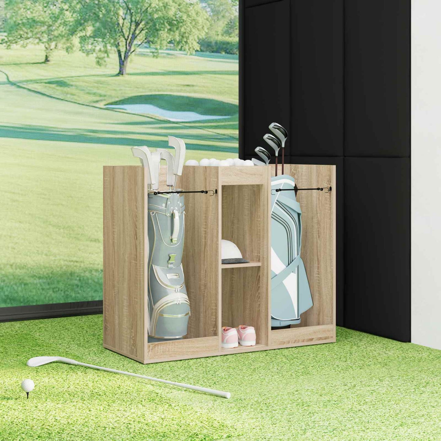 Golf Cabinet Plain Sonoma Oak 102 x 45 x 85.5 cm