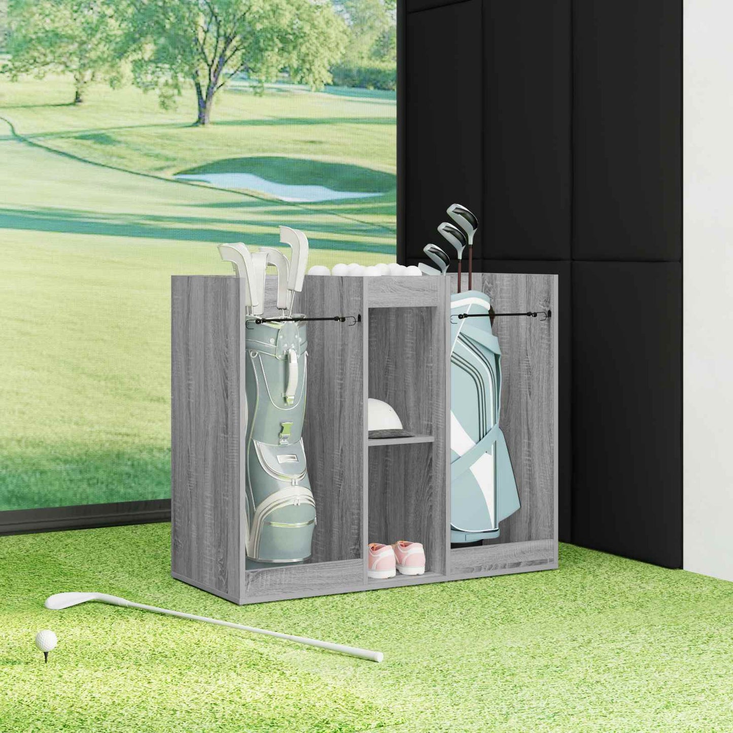Golf Cabinet Plain Grey Sonoma 102 x 45 x 85.5 cm