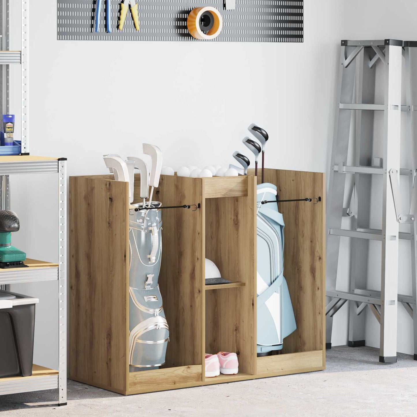 Golf Cabinet Plain Artisan Oak 102 x 45 x 85.5 cm