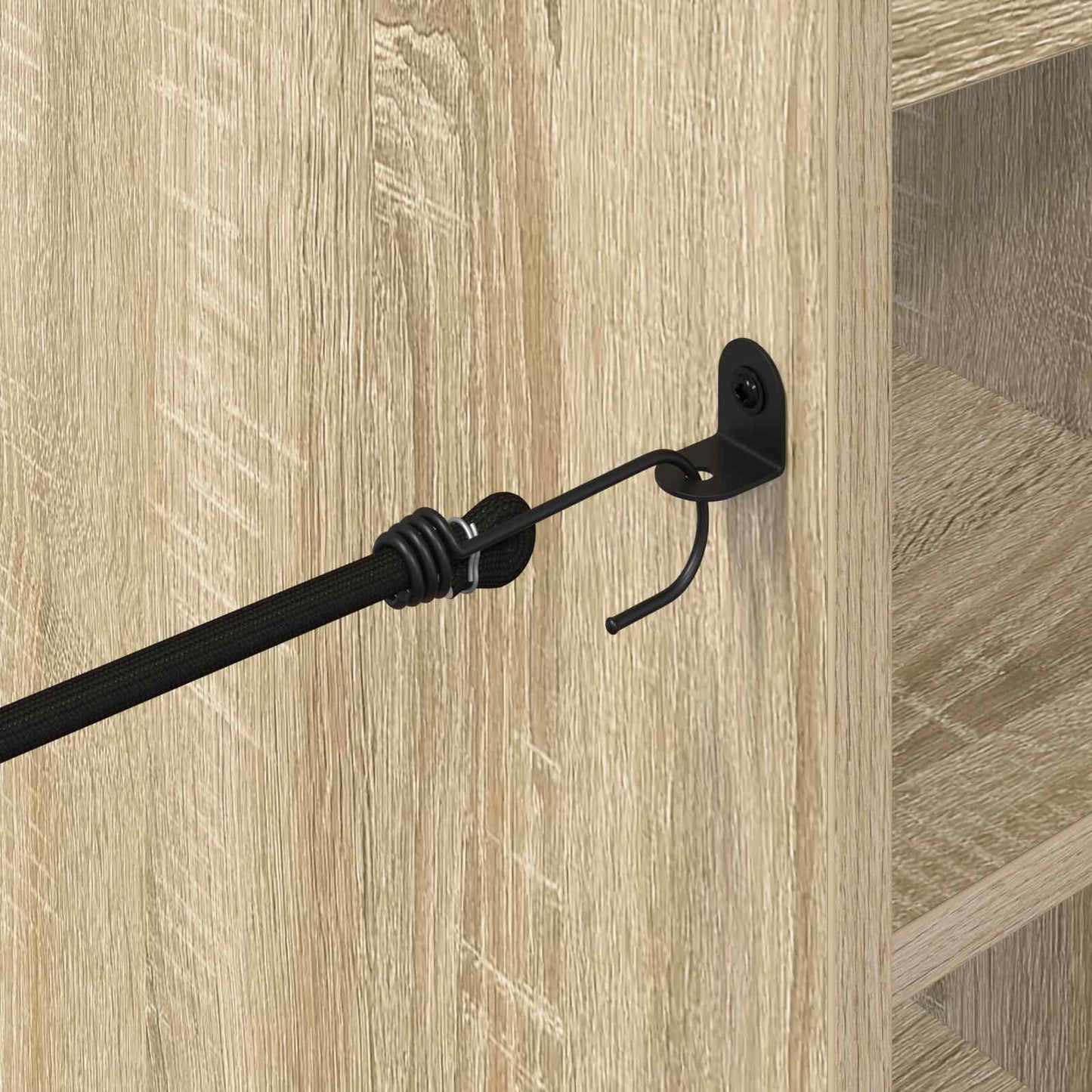 Golf Cabinet with Wheel Plain Sonoma Oak 90 x 45 x 98 cm