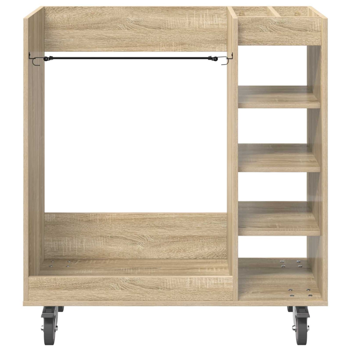 Golf Cabinet with Wheel Plain Sonoma Oak 90 x 45 x 98 cm