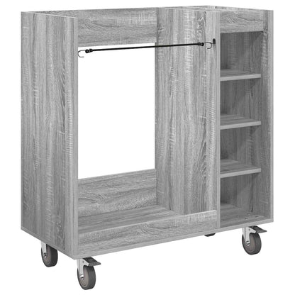Golf Cabinet with Wheel Plain Grey Sonoma 90 x 45 x 98 cm