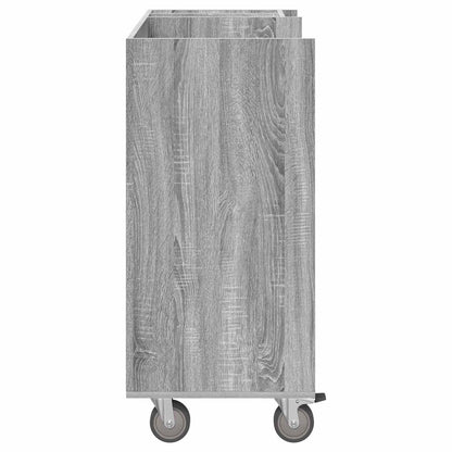Golf Cabinet with Wheel Plain Grey Sonoma 90 x 45 x 98 cm