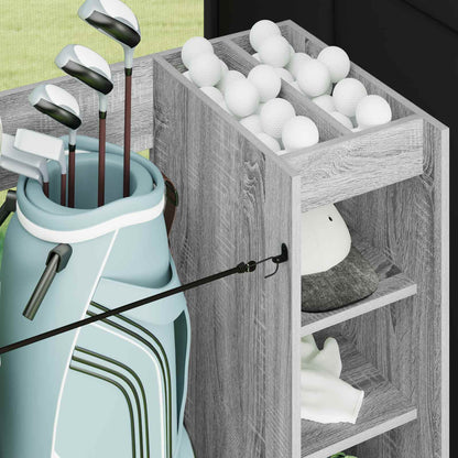 Golf Cabinet with Wheel Plain Grey Sonoma 120 x 45 x 98 cm