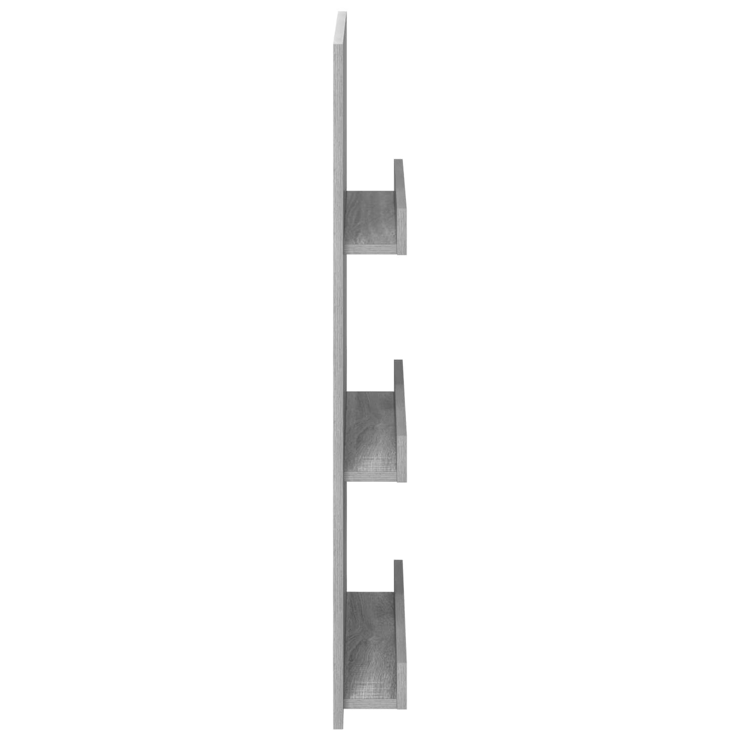 Magazine Rack Grey Sonoma 51 x 11 x 102 cm Engineered Wood