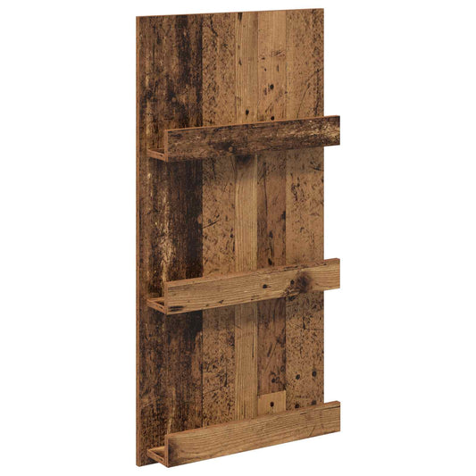Magazine Rack Old Wood 51 x 11 x 102 cm Engineered Wood