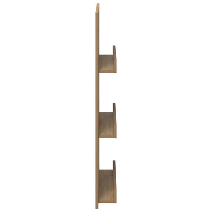 Magazine Rack Artisan Oak 51 x 11 x 102 cm Engineered Wood