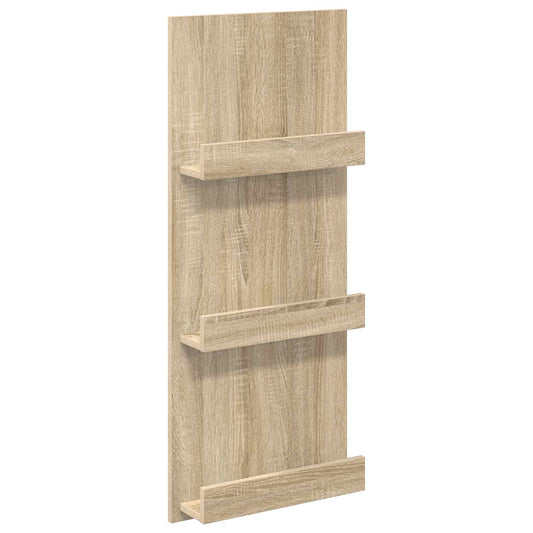 Magazine Rack Sonoma Oak 43 x 11 x 102 cm Engineered Wood
