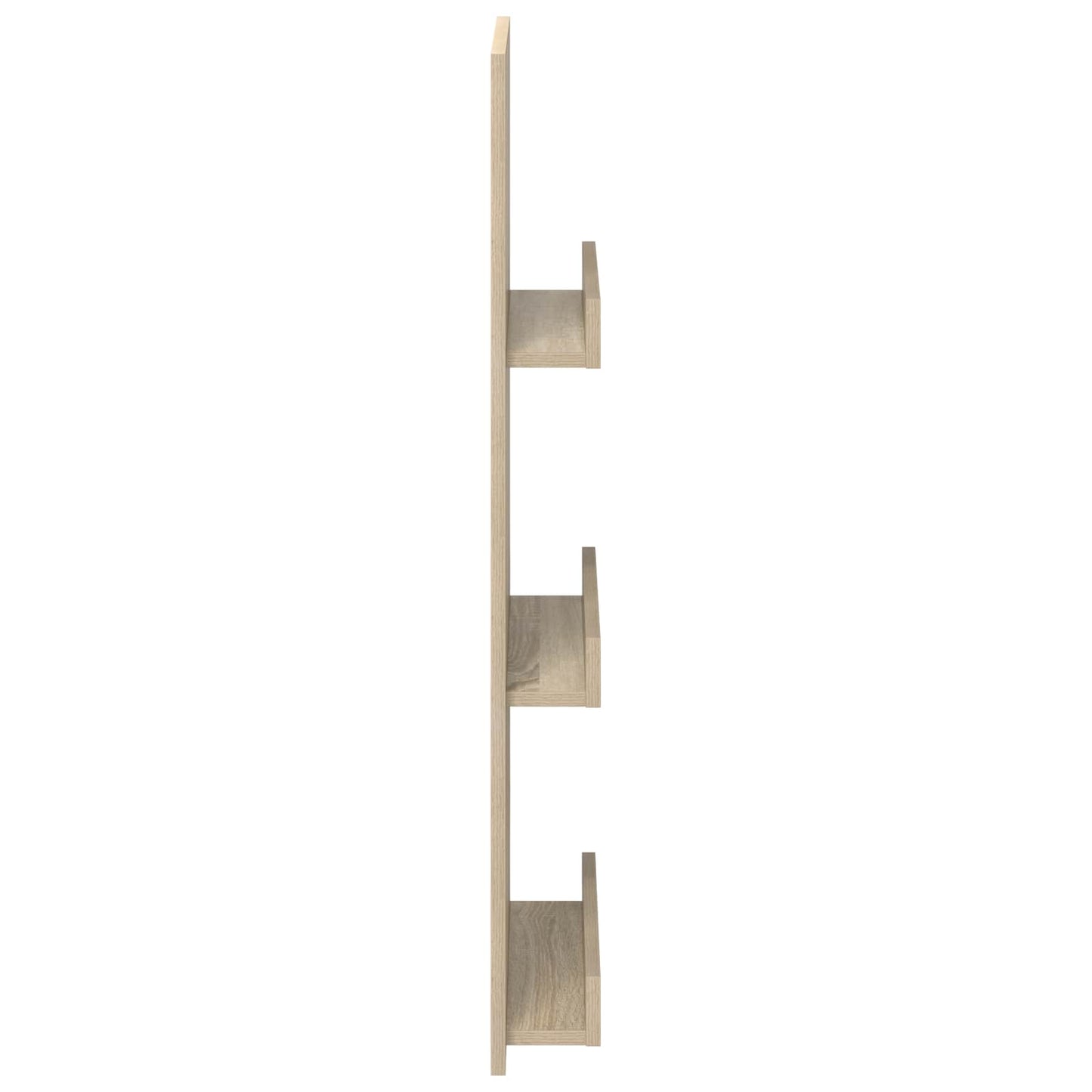 Magazine Rack Sonoma Oak 43 x 11 x 102 cm Engineered Wood