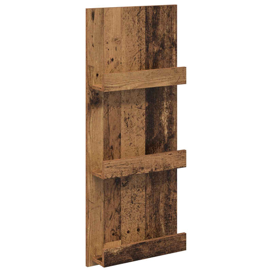 Magazine Rack Old Wood 43 x 11 x 102 cm Engineered Wood