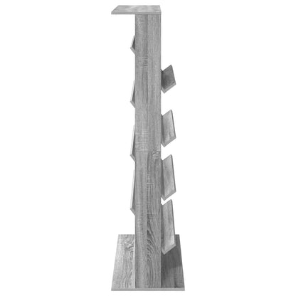 Magazine Rack Grey Sonoma 70 x 41 x 156 cm Engineered Wood