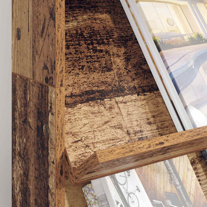 Magazine Rack Old Wood 70 x 41 x 126 cm Engineered Wood