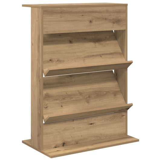 Magazine Rack Artisan Oak 70 x 41 x 96 cm Engineered Wood