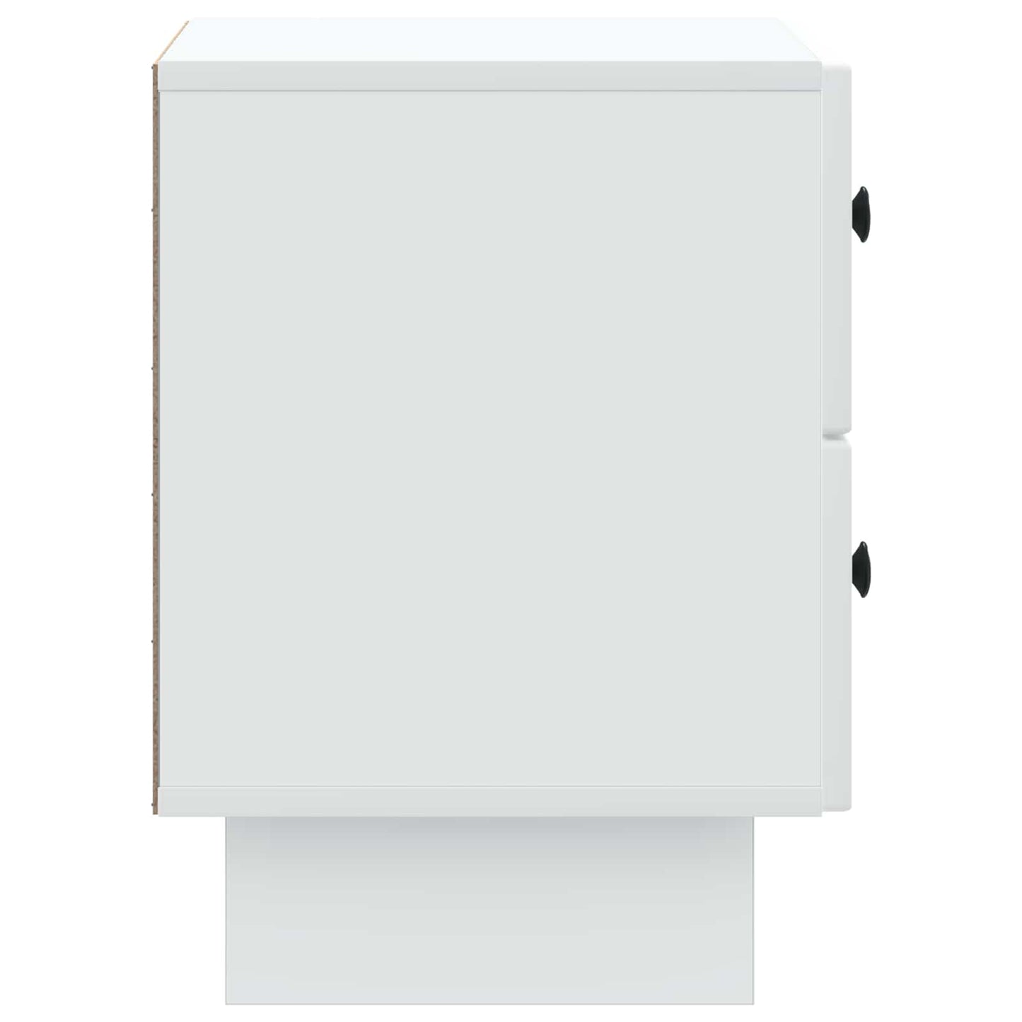 Bedside Cabinet White 43 x 34.5 x 47.5 cm Engineered Wood
