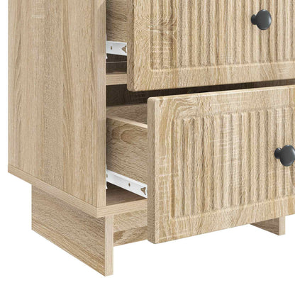 Bedside Cabinet 2 pcs Sonoma Oak 43 x 34.5 x 47.5 cm