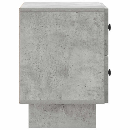 Bedside Cabinet 2 pcs Concrete Grey 43 x 34.5 x 47.5 cm