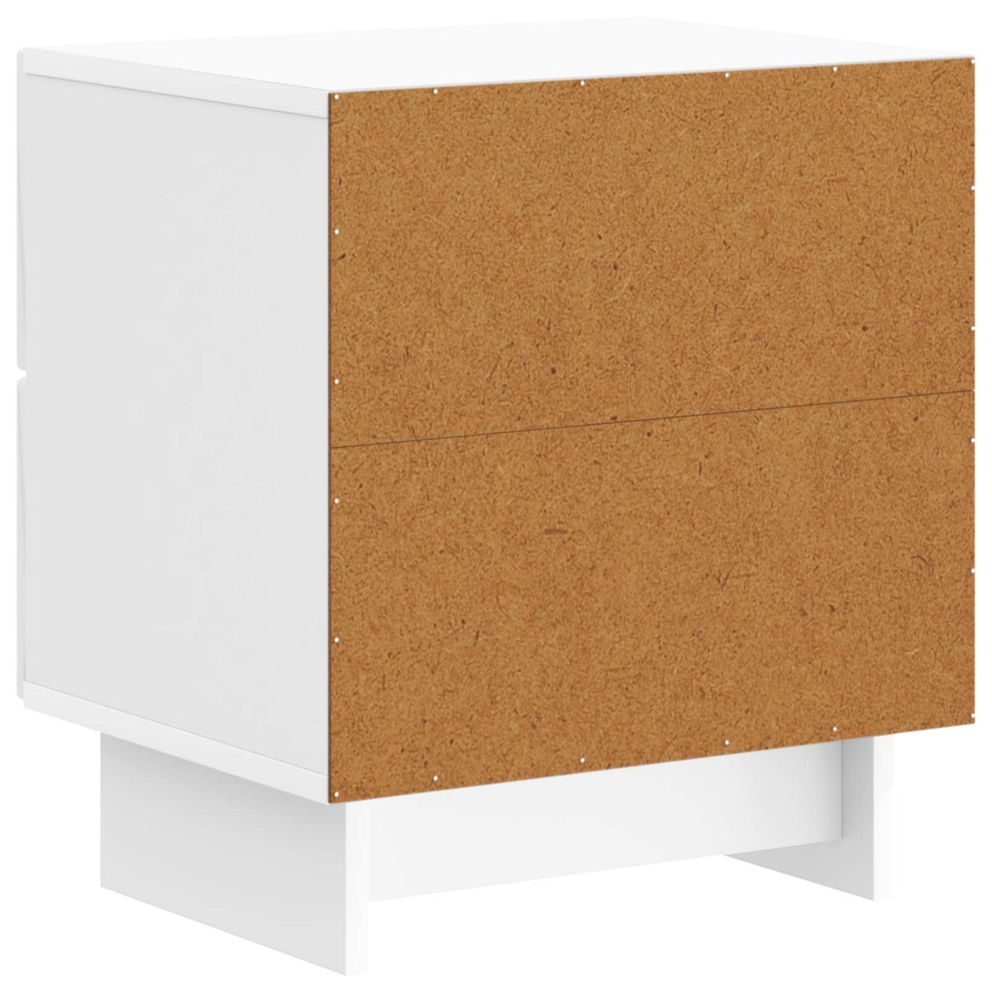 Bedside Cabinet High Gloss White 43 x 34.5 x 47.5 cm