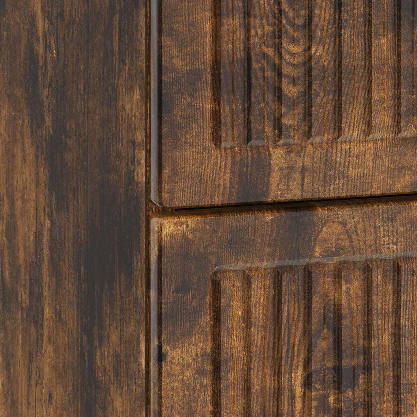 Bedside Cabinet Smoked Oak 43 x 34.5 x 47.5 cm Engineered Wood