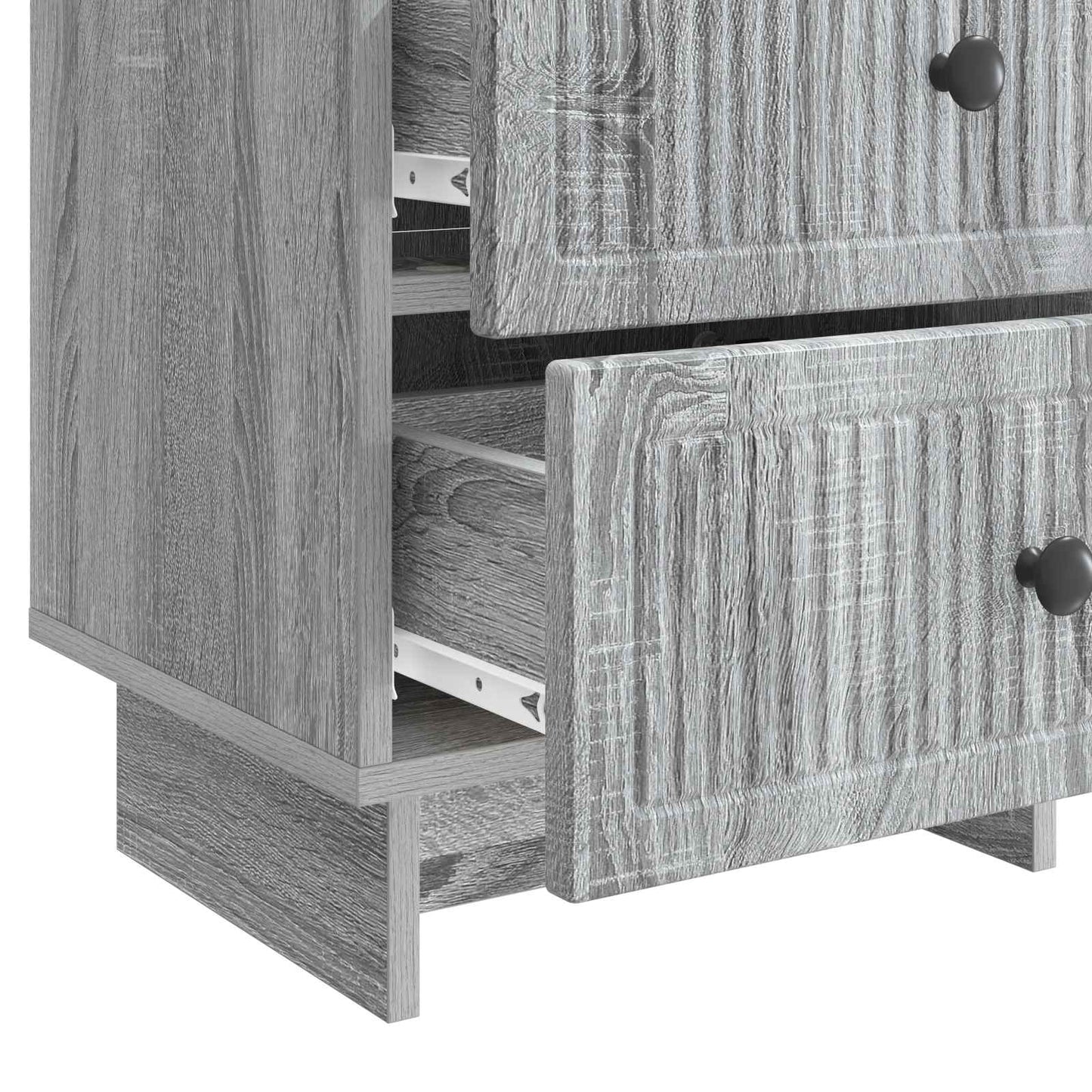 Bedside Cabinet Grey Sonoma 43 x 34.5 x 47.5 cm Engineered Wood