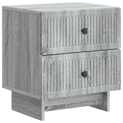 Bedside Cabinet Grey Sonoma 43 x 34.5 x 47.5 cm Engineered Wood
