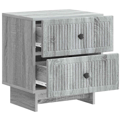 Bedside Cabinet Grey Sonoma 43 x 34.5 x 47.5 cm Engineered Wood