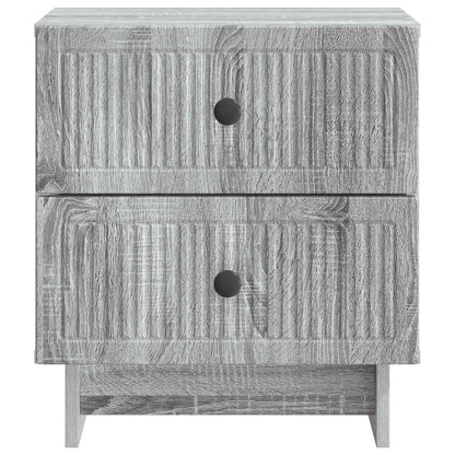 Bedside Cabinet Grey Sonoma 43 x 34.5 x 47.5 cm Engineered Wood