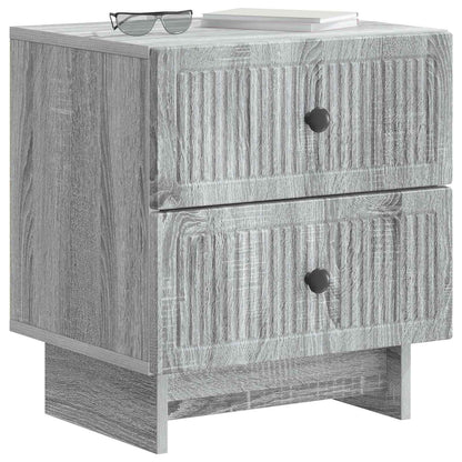 Bedside Cabinet Grey Sonoma 43 x 34.5 x 47.5 cm Engineered Wood