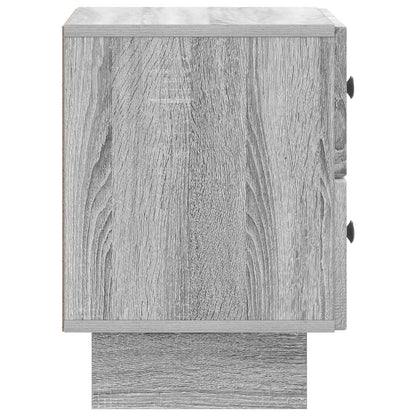Bedside Cabinet Grey Sonoma 43 x 34.5 x 47.5 cm Engineered Wood