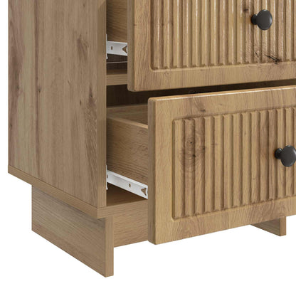 Bedside Cabinet Artisan Oak 43 x 34.5 x 47.5 cm Engineered Wood