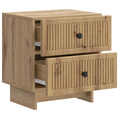 Bedside Cabinet 2 pcs Artisan Oak 43 x 34.5 x 47.5 cm