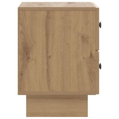 Bedside Cabinet 2 pcs Artisan Oak 43 x 34.5 x 47.5 cm