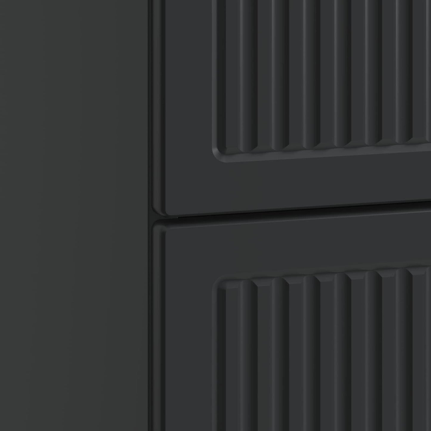 Bedside Cabinet Black 62 x 34.5 x 47.5 cm Engineered Wood