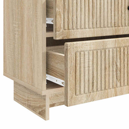 Bedside Cabinet Sonoma Oak 62 x 34.5 x 47.5 cm Engineered Wood