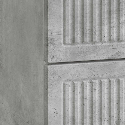 Bedside Cabinet Concrete Grey 62 x 34.5 x 47.5 cm
