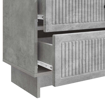 Bedside Cabinet Concrete Grey 62 x 34.5 x 47.5 cm