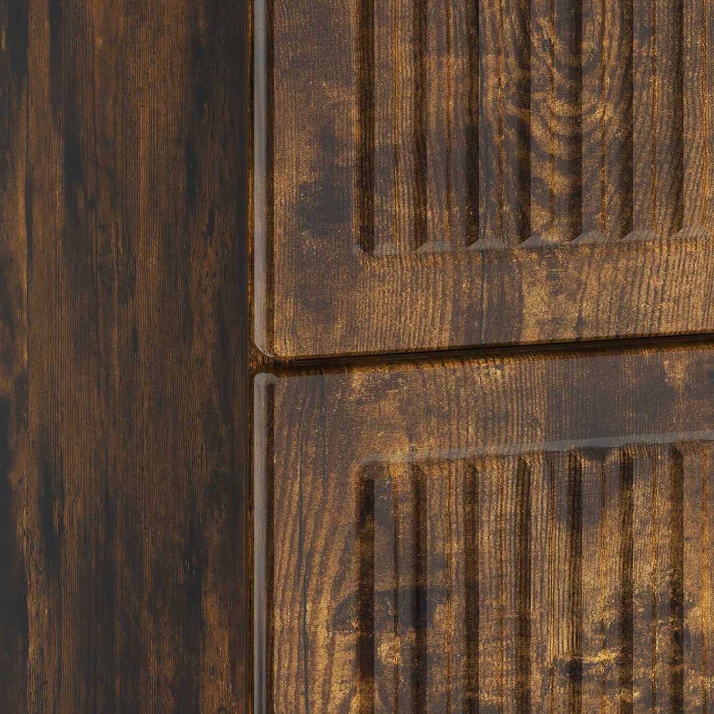Bedside Cabinet Smoked Oak 62 x 34.5 x 47.5 cm Engineered Wood