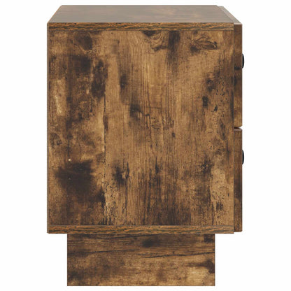 Bedside Cabinet Smoked Oak 62 x 34.5 x 47.5 cm Engineered Wood