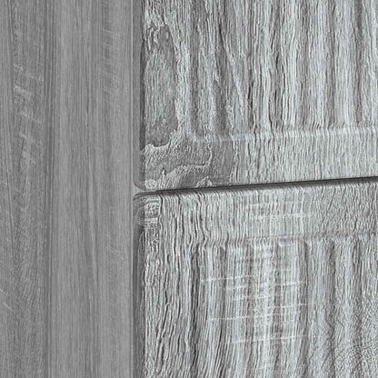 Bedside Cabinet Grey Sonoma 62 x 34.5 x 47.5 cm Engineered Wood
