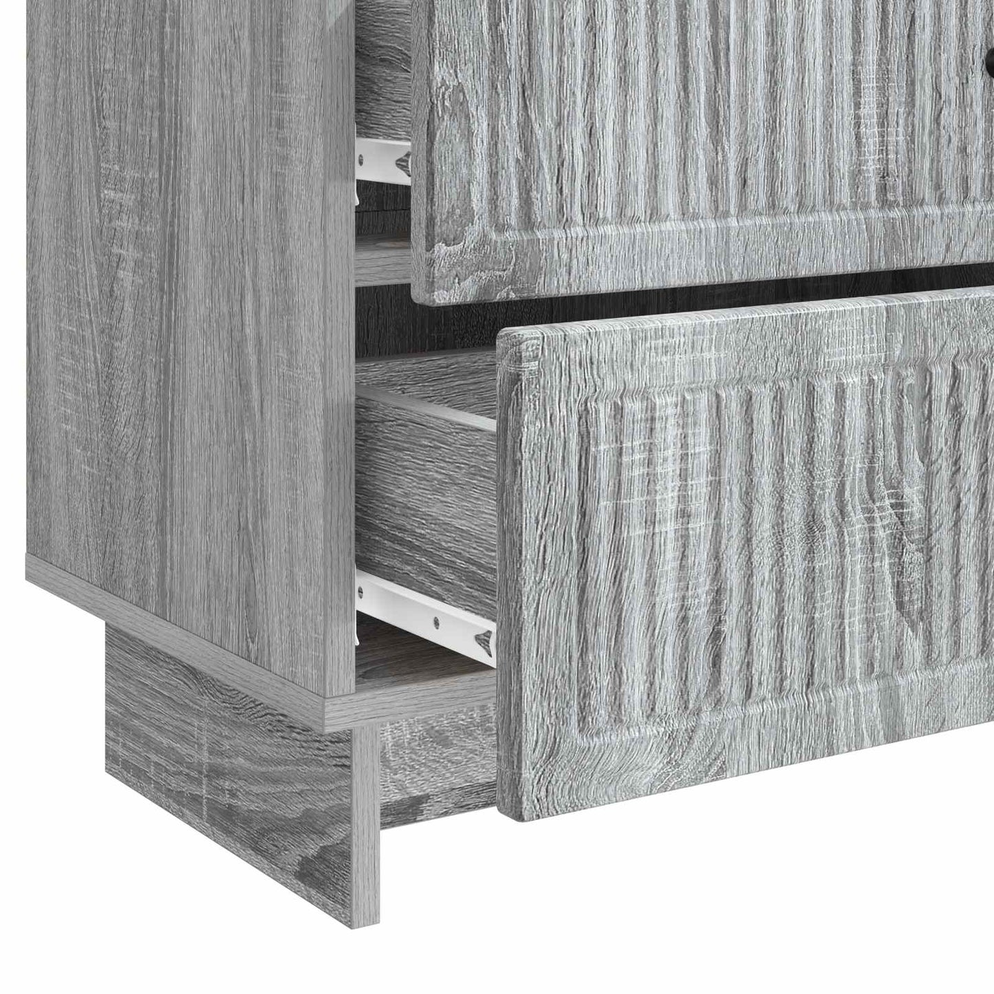 Bedside Cabinet Grey Sonoma 62 x 34.5 x 47.5 cm Engineered Wood