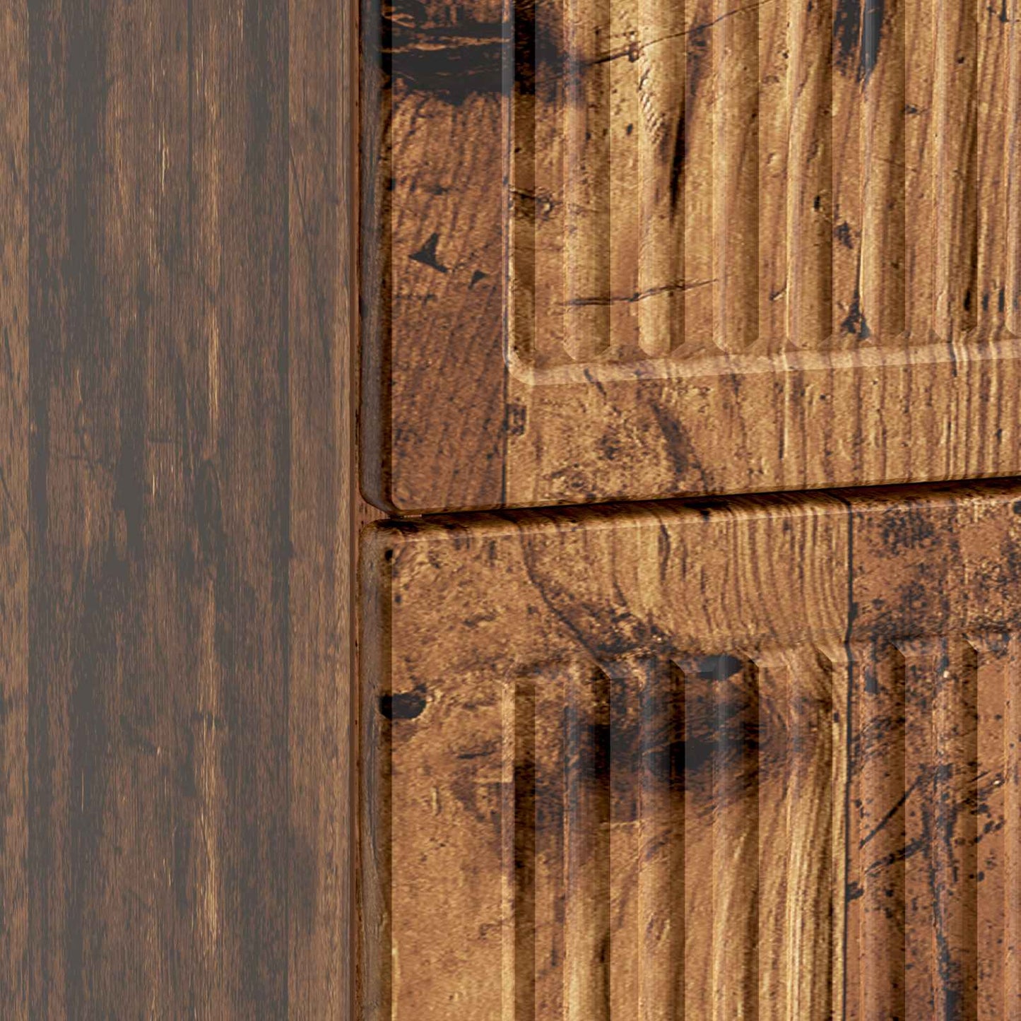 Bedside Cabinet Old Wood 62 x 34.5 x 47.5 cm Engineered Wood