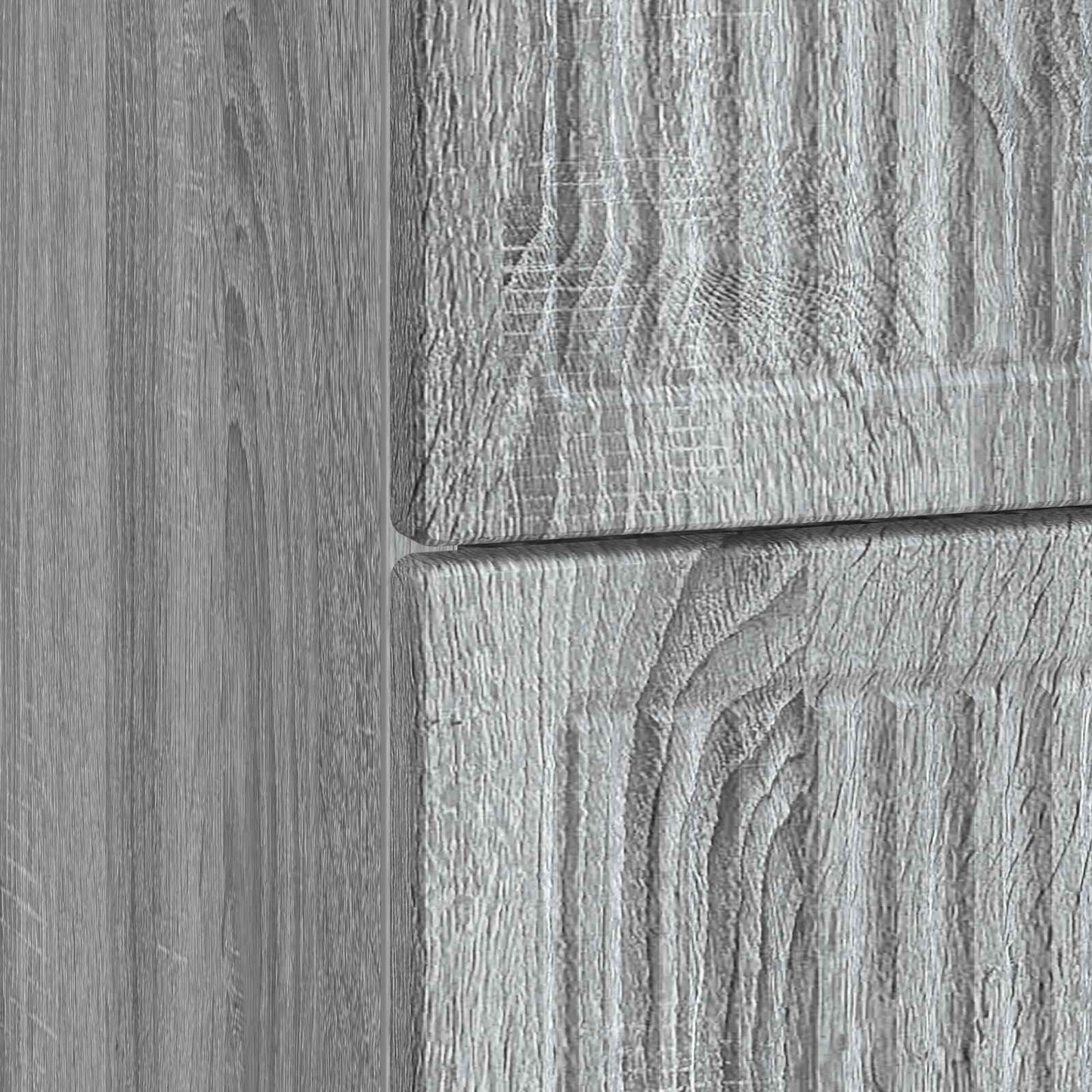Bedside Cabinet Grey Sonoma 43 x 41 x 66.5 cm Engineered Wood