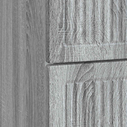 Bedside Cabinet Grey Sonoma 43 x 41 x 66.5 cm Engineered Wood