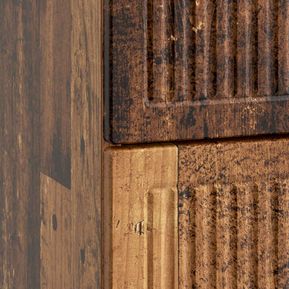 Bedside Cabinet Old Wood 43 x 41 x 66.5 cm Engineered Wood