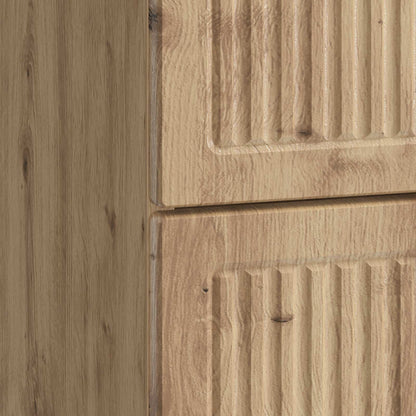 Bedside Cabinet Artisan Oak 43 x 41 x 66.5 cm Engineered Wood