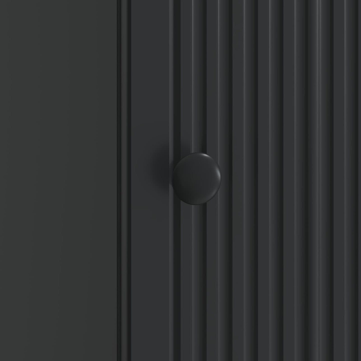 Bedside Cabinet Black 43 x 34.5 x 50 cm Engineered Wood
