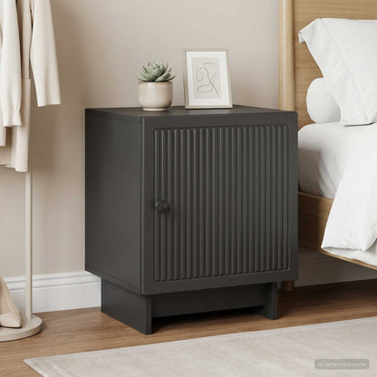 Bedside Cabinet 2 pcs Black 43 x 34.5 x 50 cm Engineered Wood
