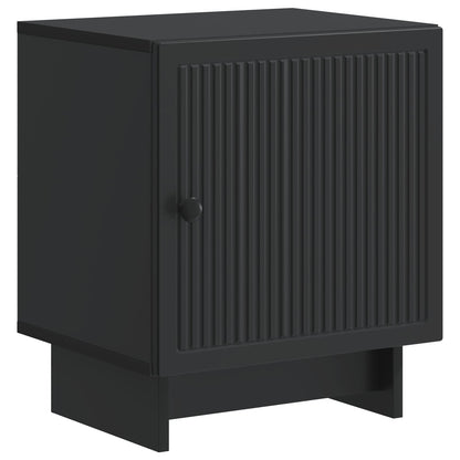 Bedside Cabinet 2 pcs Black 43 x 34.5 x 50 cm Engineered Wood